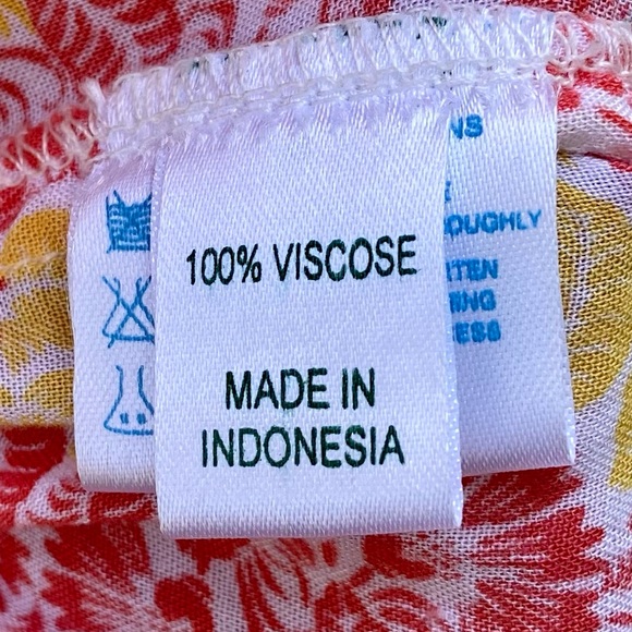 Poupette St. Barth Pink & Yellow Floral Mini Dress Tunic Cover-up Size S - Picture 10 of 15